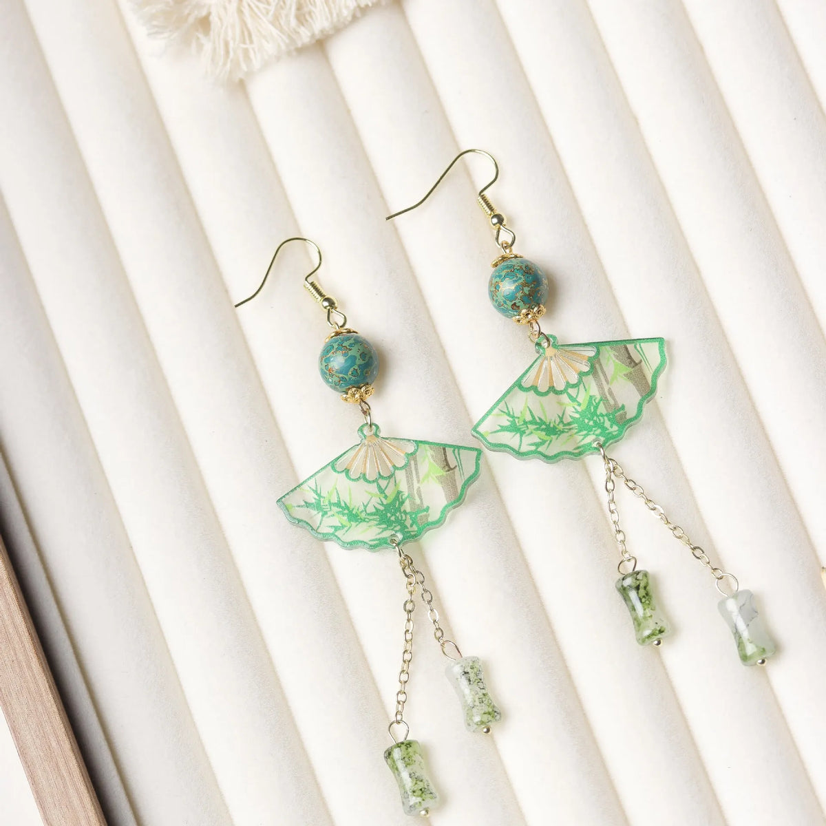 Bohemian Ginkgo Leaf Earrings
