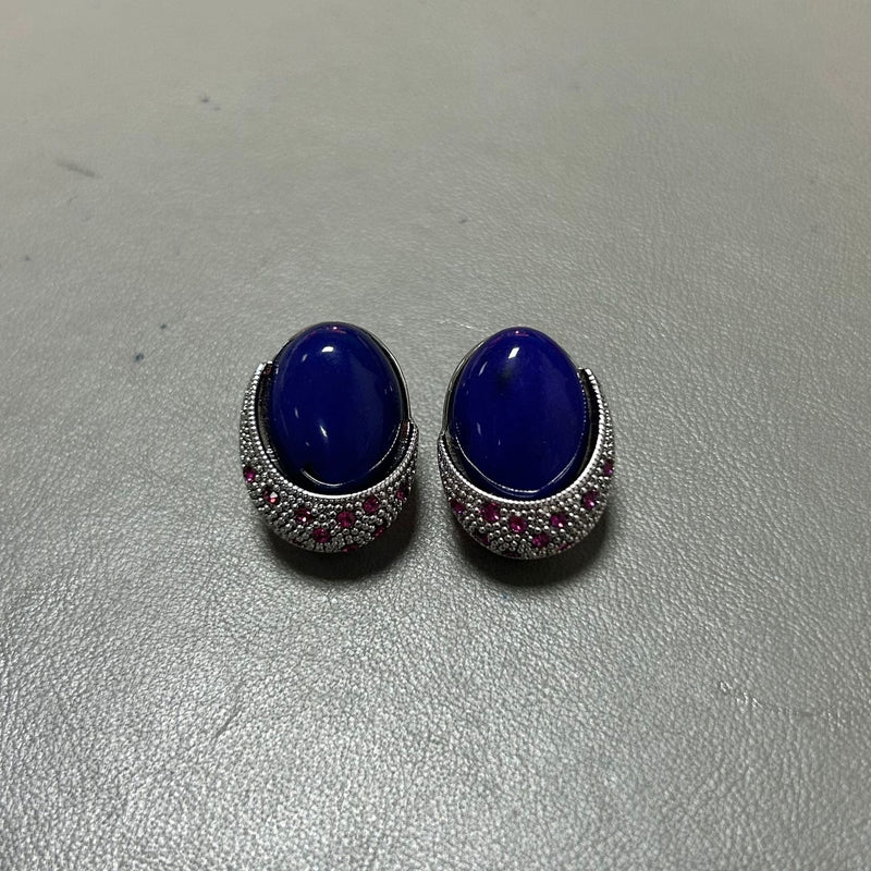 Elegant Sapphire Earrings