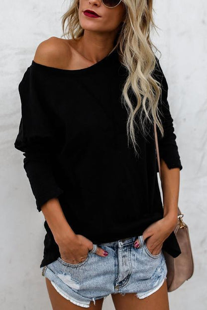 Moxidress Long Sleeves Cozy T-shirt