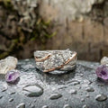 Vintage Gold & Silver Zirconia Ring
