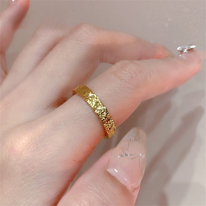 Textured Gold Ring
