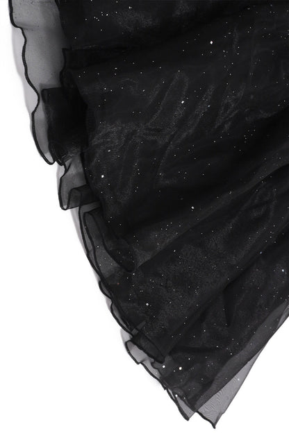 Strapless Corset Black Birthday Mini Dress