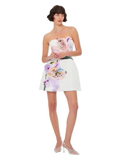 Rosario Applique Bustier Mini Dress™ — Command Every Room With Irresistible Confidence