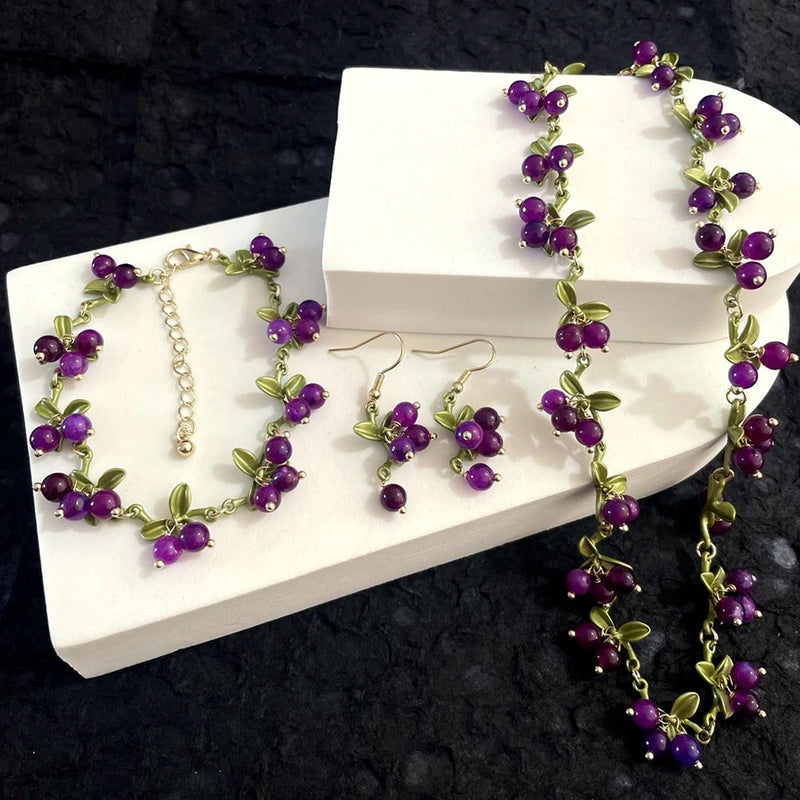 Elegant Amethyst Jewelry Set