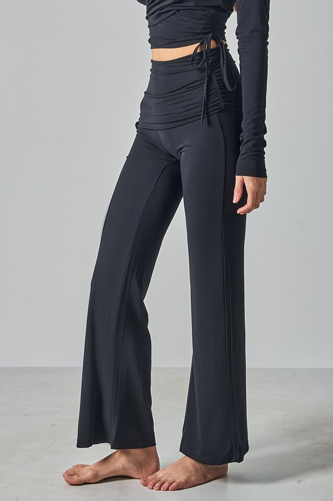 Fitted Foldover Soft Pants