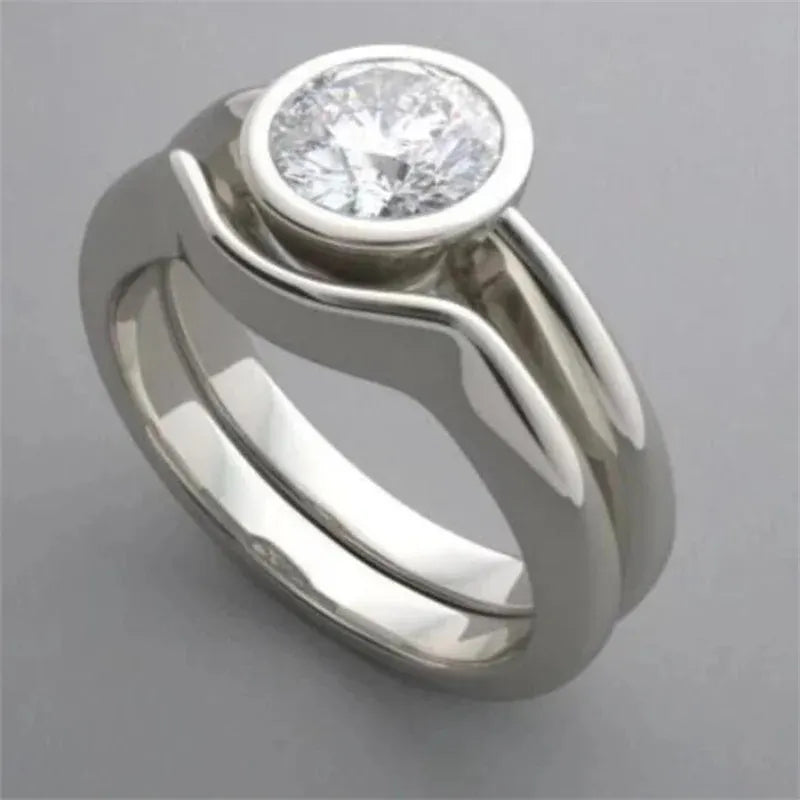 Vintage Blue Stone Layered Ring