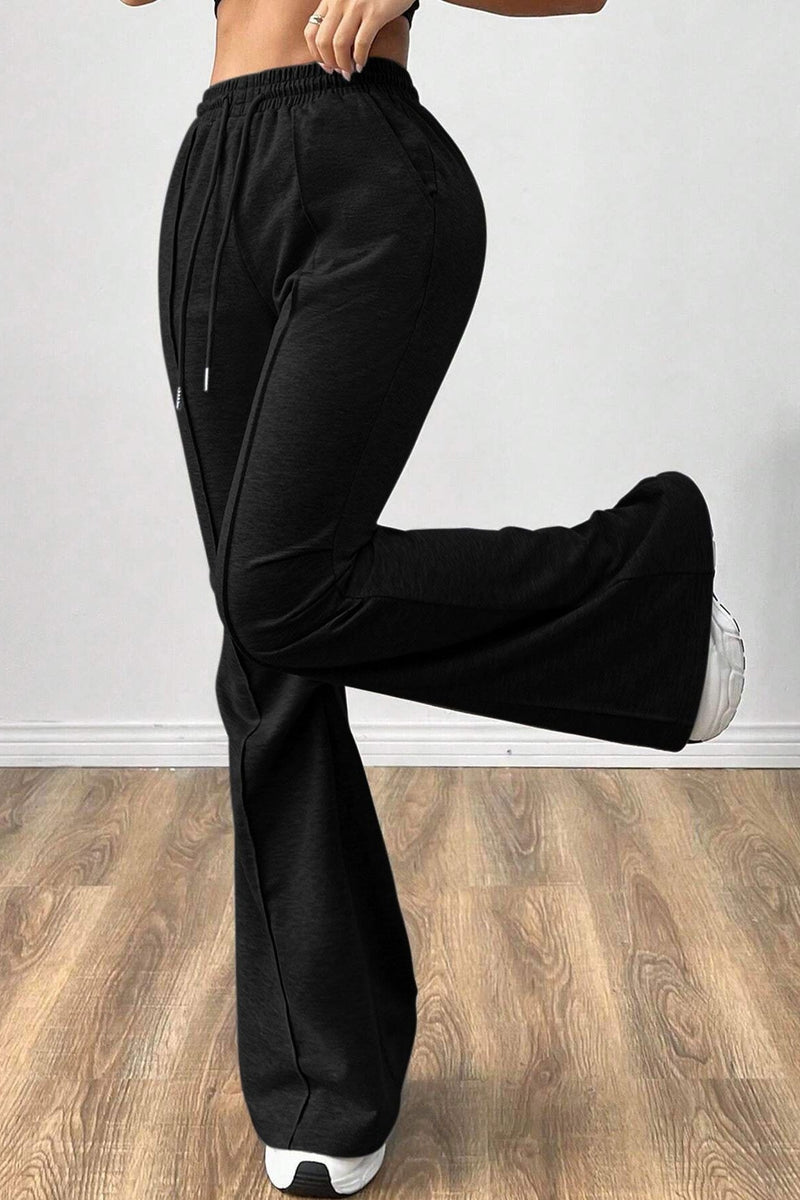 Color Flare Sweat Pants
