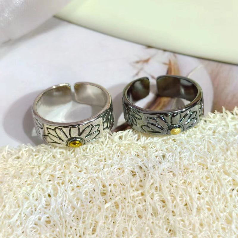 Vintage Sunflower Ring