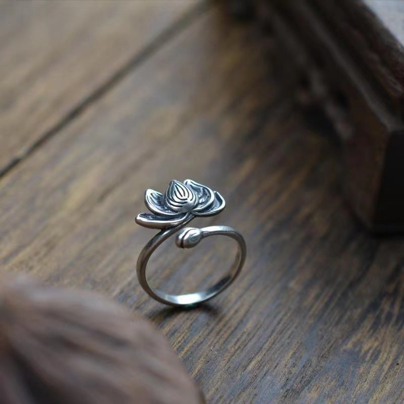 Vintage Lotus Ring