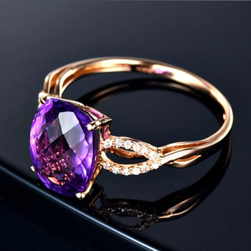 Elegant Amethyst Ring