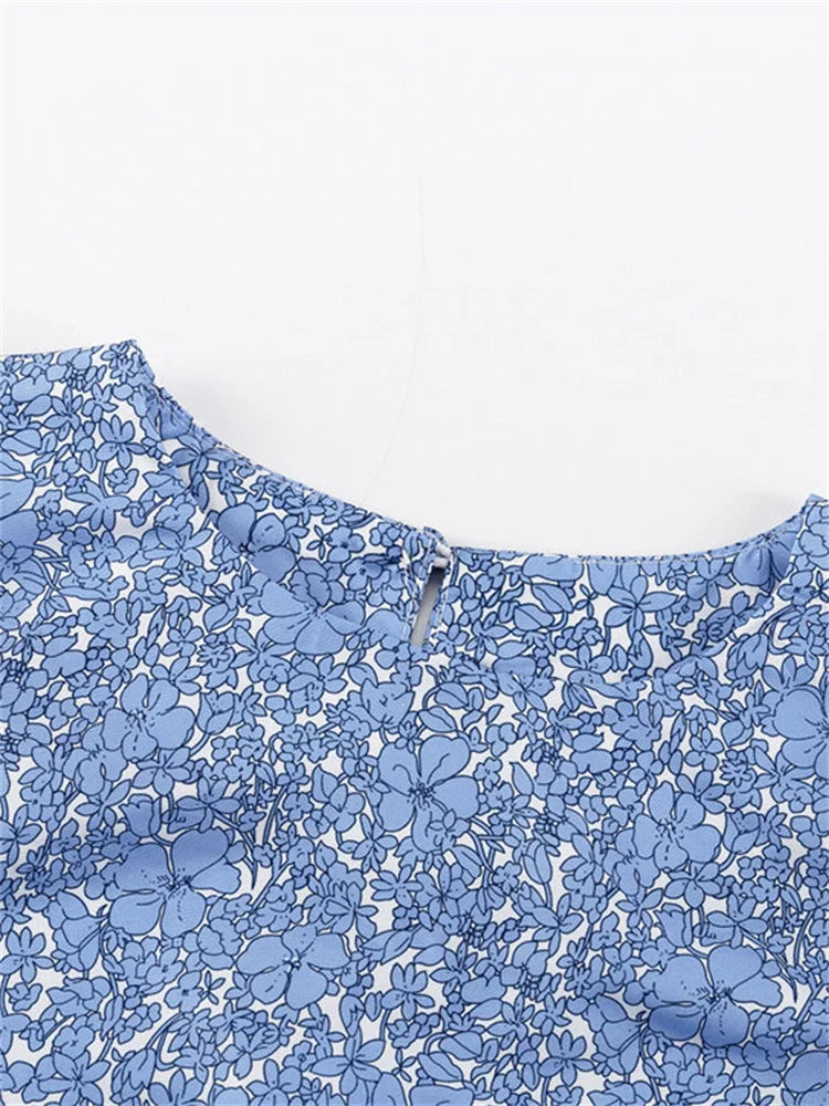 Printed Long Sleeve Pleated Skirts for Patchwork Party Dress Pleated Slim Y2k Mini Dress