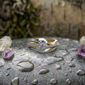 Vintage Bright Gold & Silver Ring