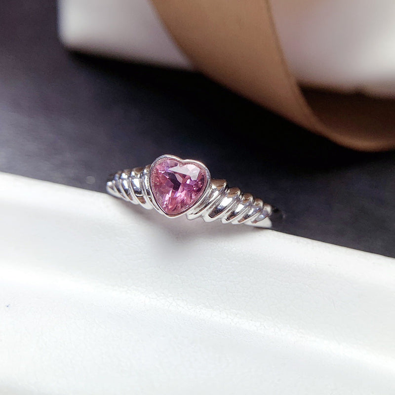 Romantic Pink Tourmaline Ring