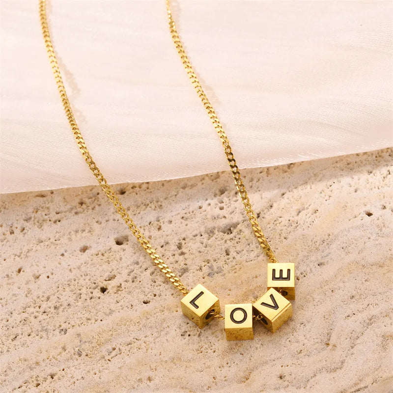 Classic Gold Love Necklace