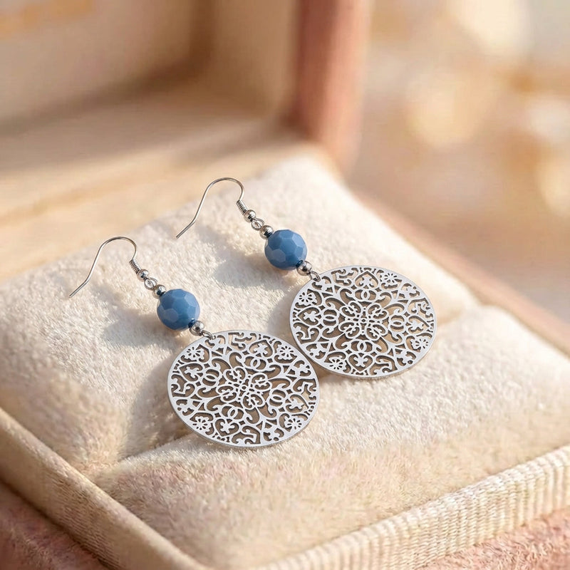 Bohemian Hollowed Circular Earrings