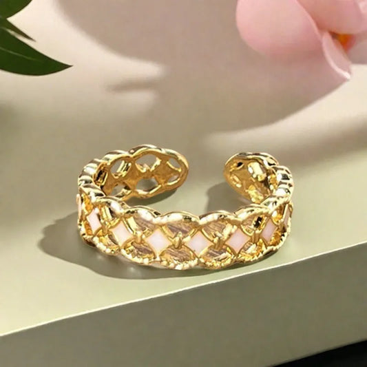 Elegant Gold Cuff Ring