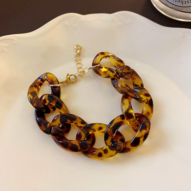 Tortoiseshell Chain Bracelet