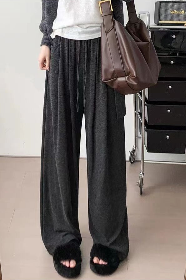 Relaxed Drapey Knit Pants