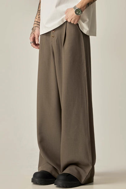 Relaxed Fluid Wide Leg Pants
