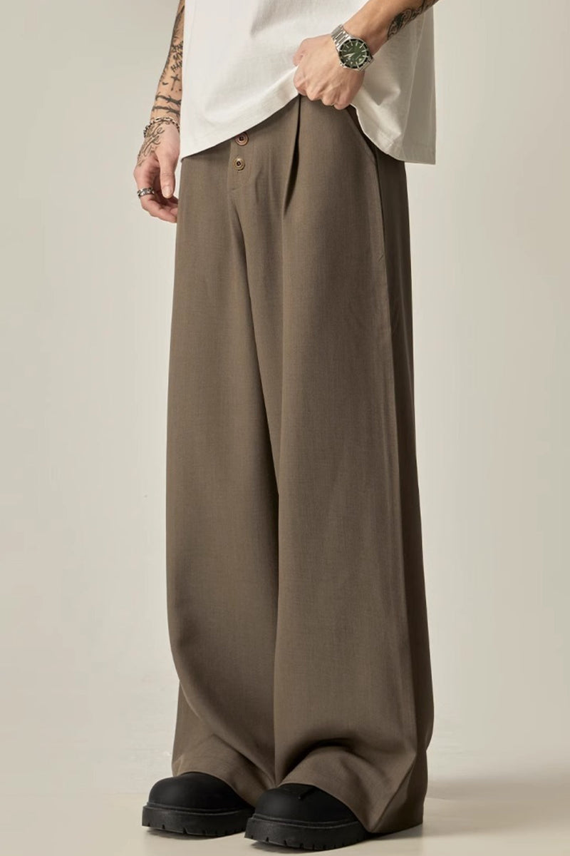 Relaxed Fluid Wide Leg Pants