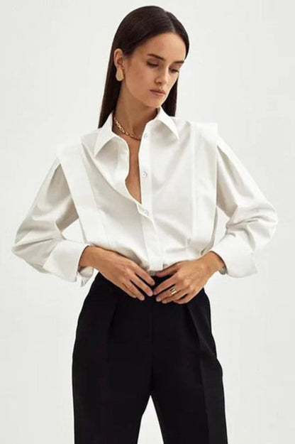 Structured Shoulder Blouse