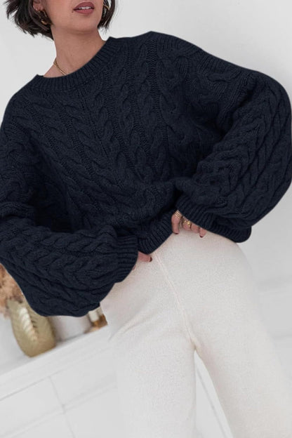 Chunky Knit Cable Sweater