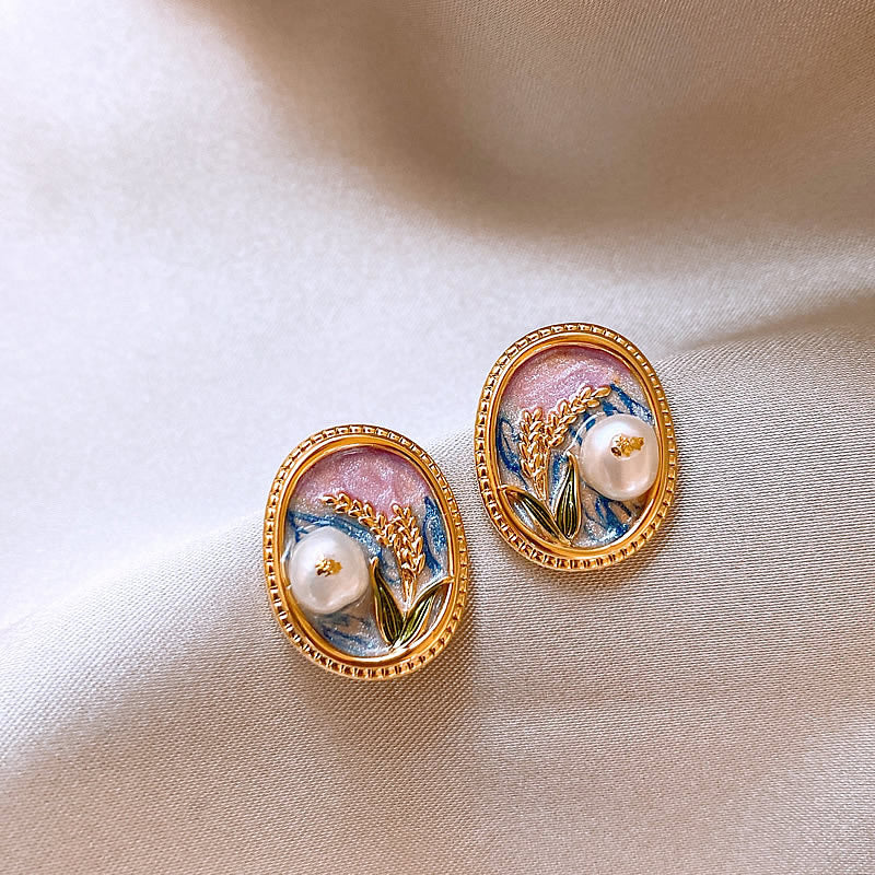 Vintage Pearl Earrings