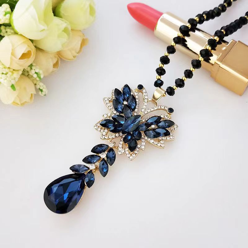 Elegant Blue Sapphire Necklace