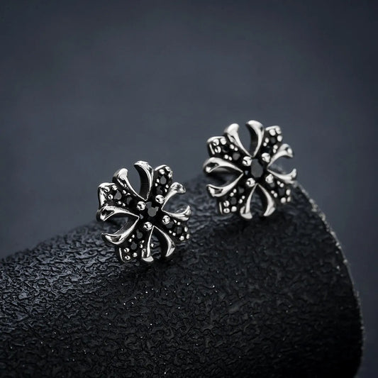 Gothic Cross Earrings