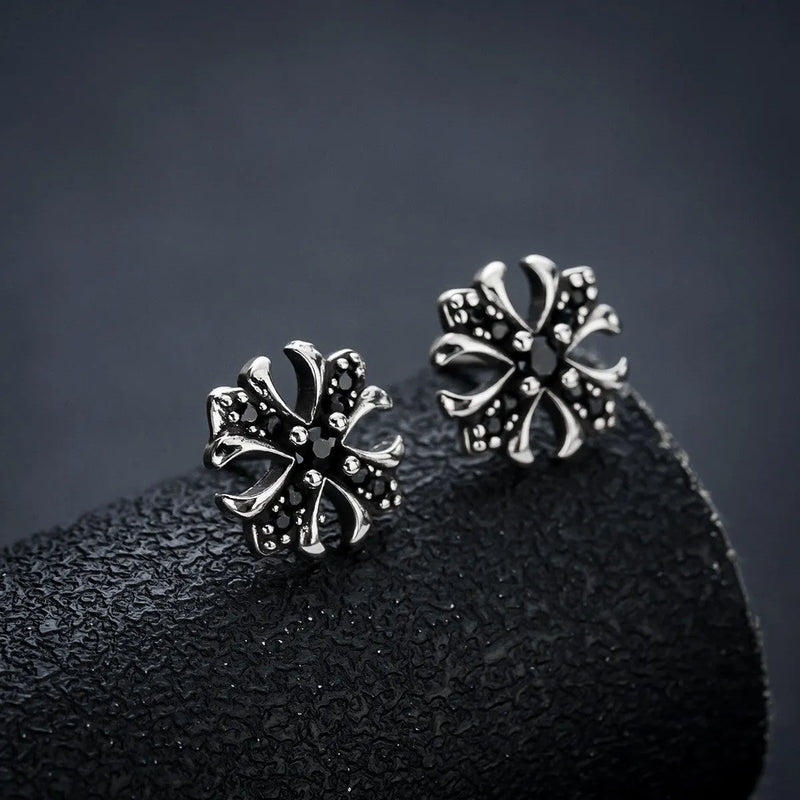 Gothic Cross Earrings