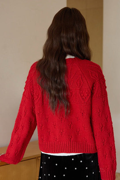Crochet Knit Cardigan
