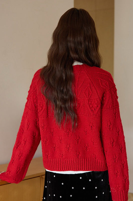 Crochet Knit Cardigan