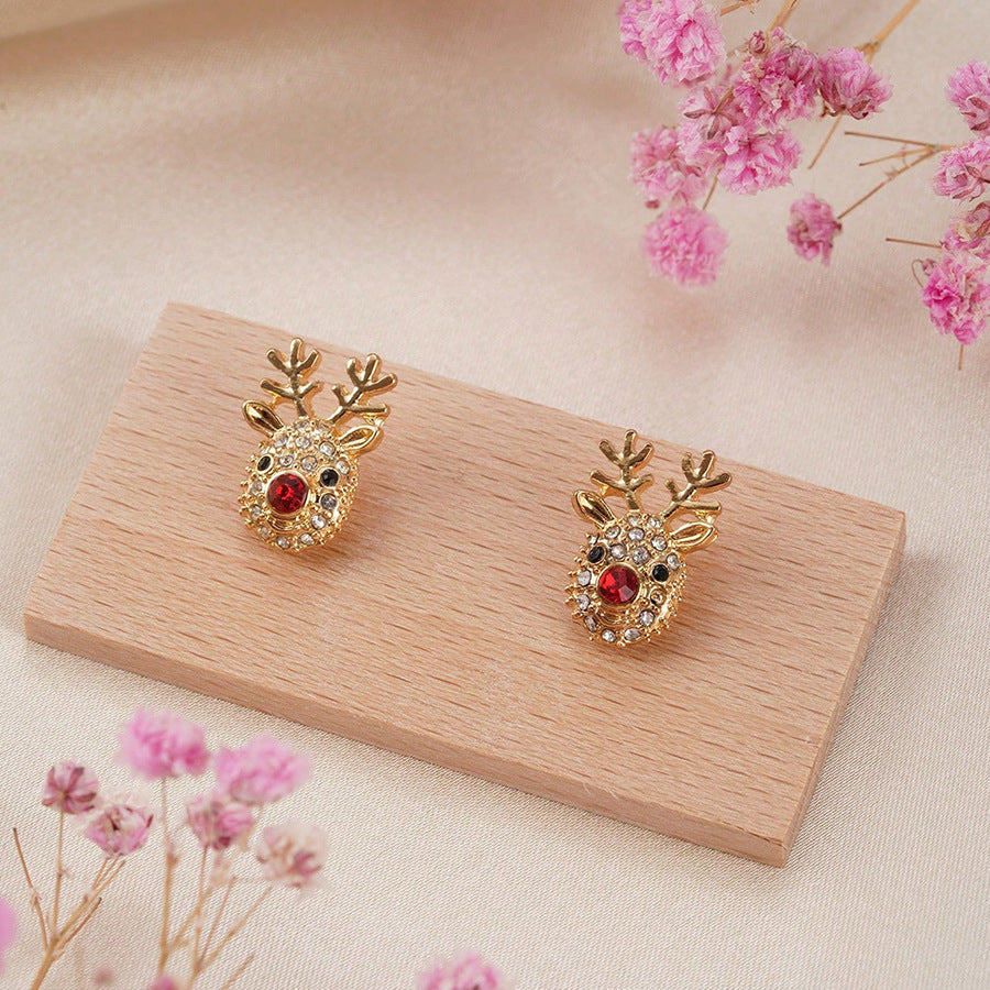Festive Reindeer Earrings