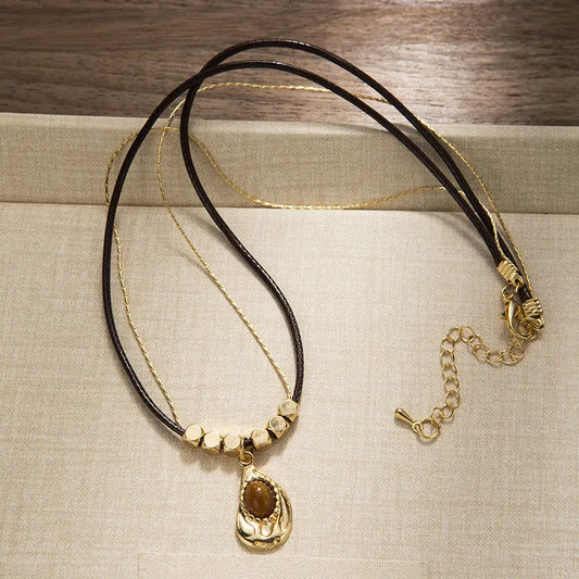 Vintage Teardrop Necklace