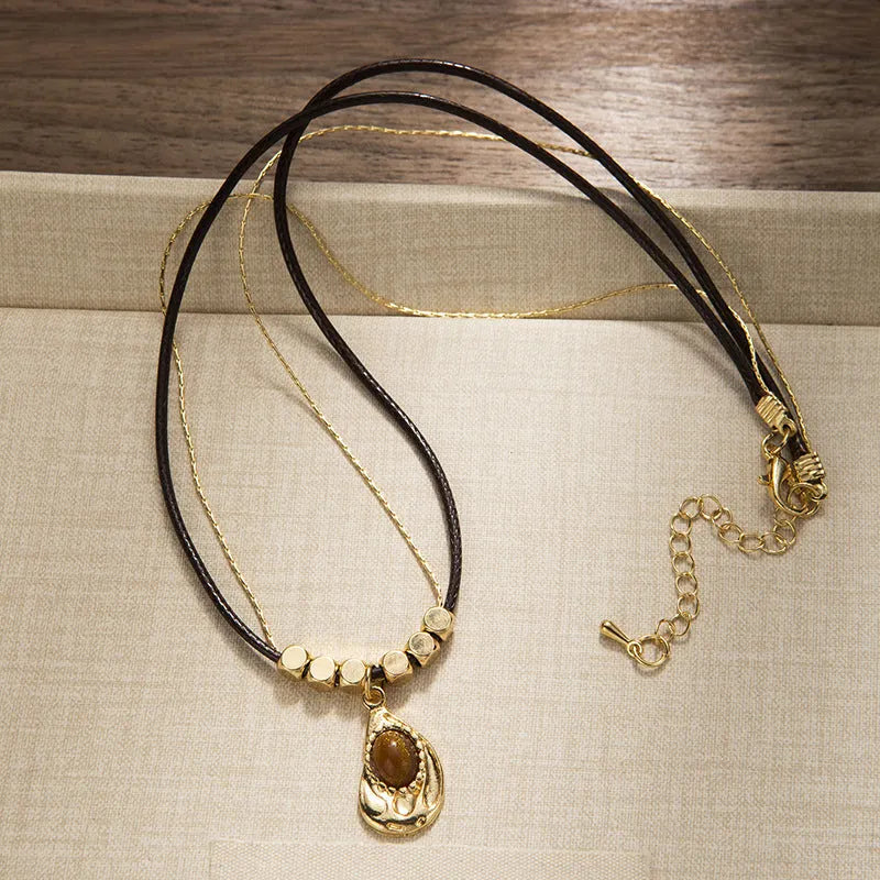 Vintage Teardrop Necklace