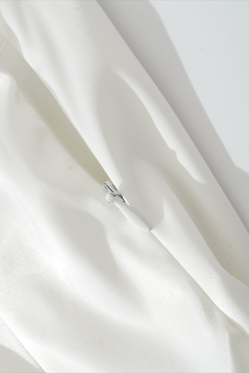 Strapless Scarf Detail Bodycon Mini Dress