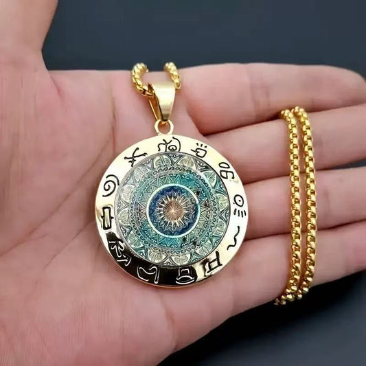 Zodiac Mandala Necklace