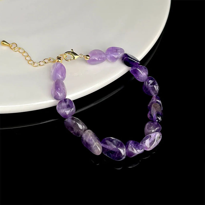 Elegant Amethyst Bracelet