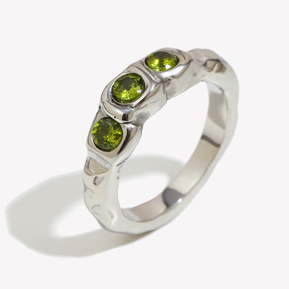 Elegant Peridot Ring