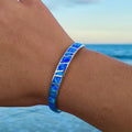 Blue And Silver Opal
