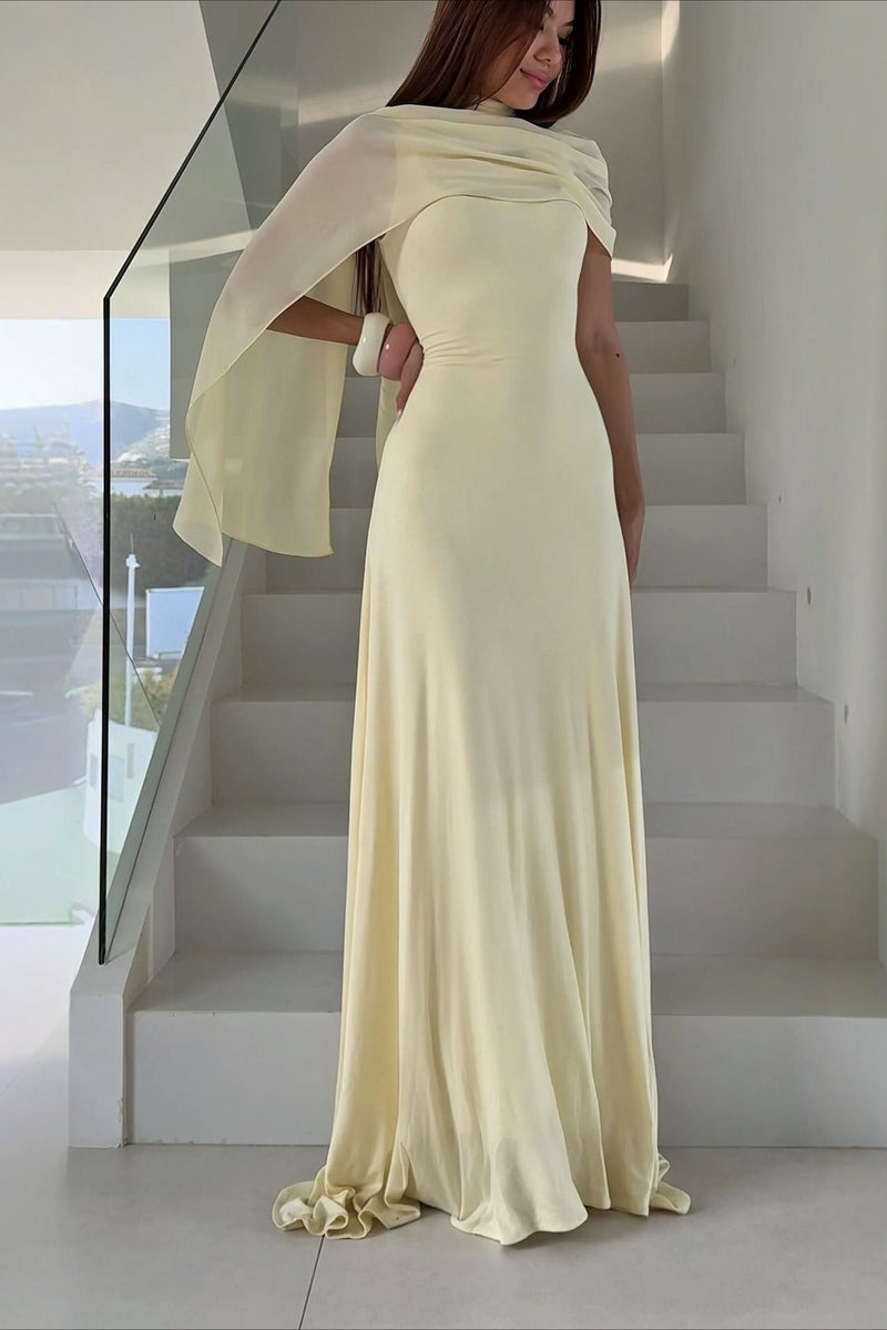 Sash Shawl Cami Maxi Dress