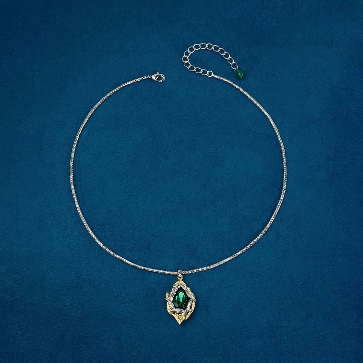 Elegant Emerald Necklace