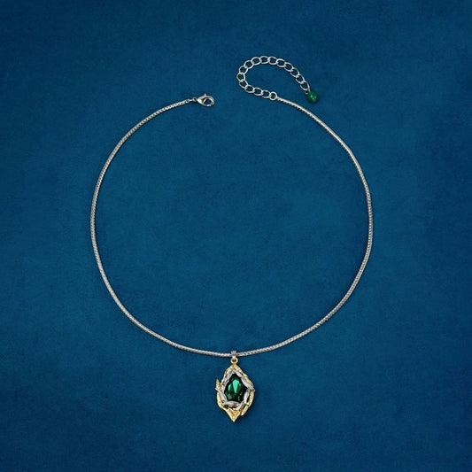 Elegant Emerald Necklace