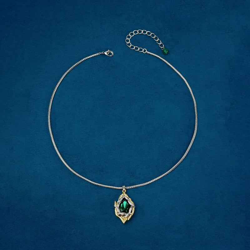 Elegant Emerald Necklace