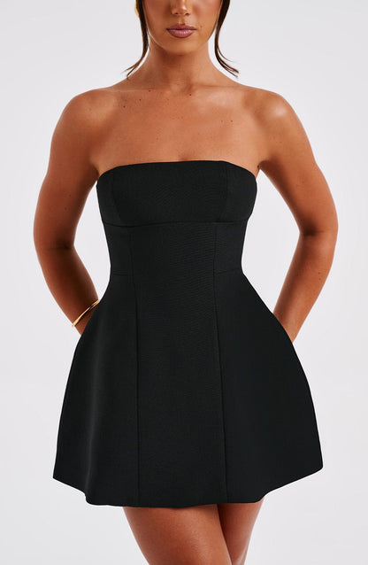 Alyssa Mini Dress - Black