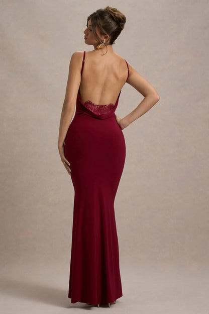 Veloria™ Luxe Lace-back Maxi Dress — Command Every Room With Irresistible Confidence and Timeless Elegance