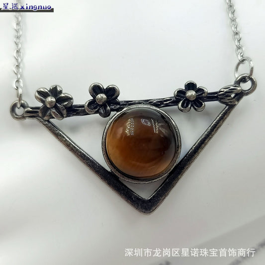 Vintage Smoky Quartz Necklace