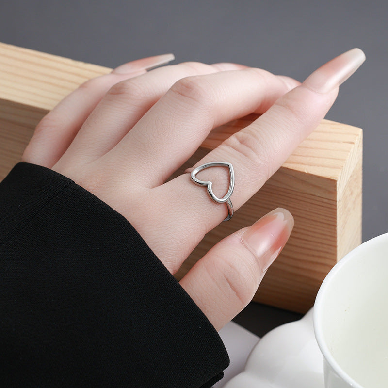 Minimalist Heart Ring