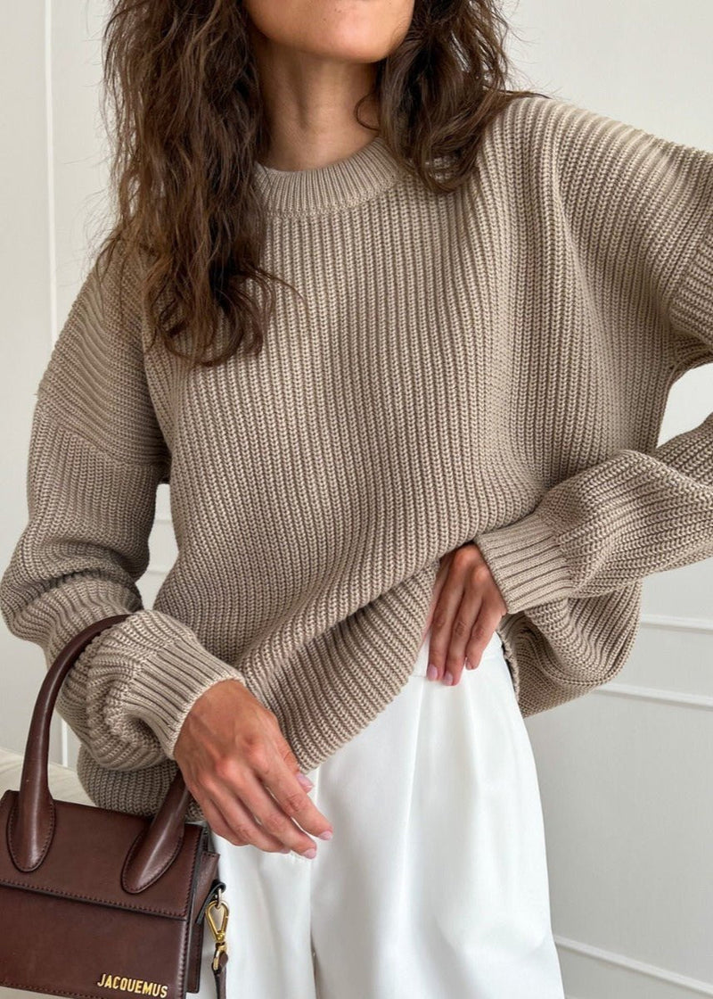 Round Neck Loose Sweater