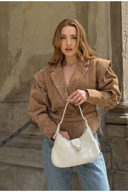 Tie Waist Short Coat